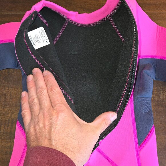 O'Neill Reactor Toddler 2MM Spring Wetsuit Berry/Slate (5127G)-NEW-SIZES 3,4 & 6 - Picture 2 of 7